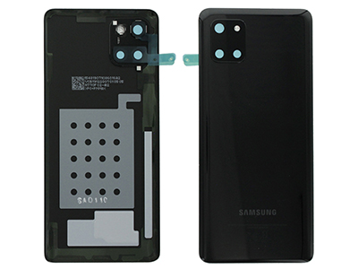 [SGN10LBCNO] Samsung Galaxy Note 10 Lite Cover Batteria + Vetrino Camera + Adesivi Nero