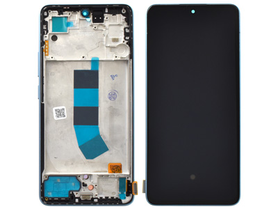 [XRN134DSC] Xiaomi REDMI NOTE 13 4G Lcd + Touch screen + Frame + Tasti Laterali Ice Blue