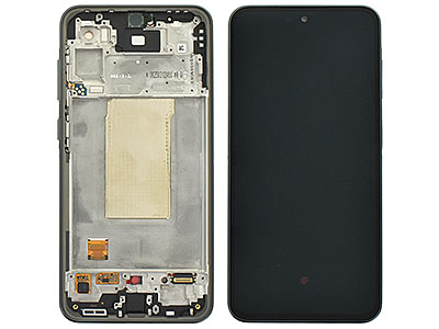 [SG0A36DSO] Samsung GALAXY A36 Lcd + Touchscreen + Frame + Tasti Volume Black