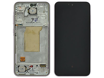 [SGA355DSLO] Samsung GALAXY A35 5G Lcd +Touchscreen + Frame + Tasti Laterali + Suoneria + Altoparlante Awesome Lemon