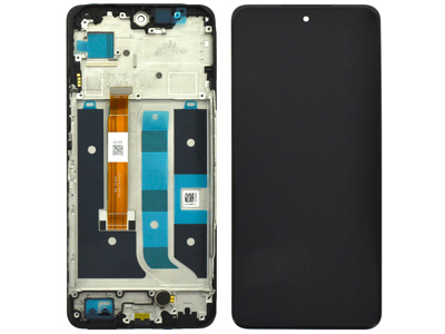 [XLR115DSO] Realme REALME 11 5G Lcd + Touch Screen + Frame + Swich Tasti Laterali Black