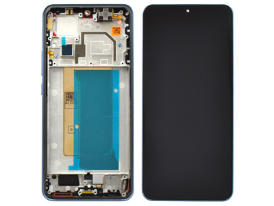 [XM013TDSBO] Xiaomi 13T Lcd + Touch Screen + Frame + Tasti Laterali Alpine Blue