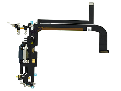 [IP13PMCRC] Apple iPhone 13 Pro Max Flat cable + Connettore Ricarica + Microfono Blue No Logo