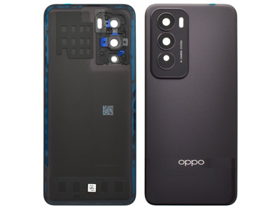 [OPR12PBCO] Oppo RENO 12 PRO 5G Cover Batteria + Vetrino Camera + Adesivi Nebula Black (ECOSTORE)