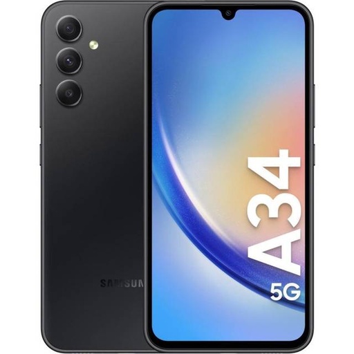 [SAMGALA34128NR33] Samsung Galaxy A34 (128 GB) Nero - Grado Estetico: Buono - Batteria Standard