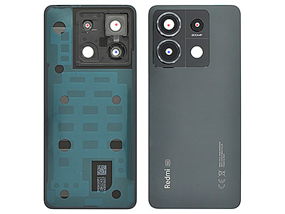 [XRN13PBKVMBO] Xiaomi REDMI NOTE 13 PRO 5G Cover Batteria + Vetrino Camera + Adesivi Midnight Black (ECOSTORE)