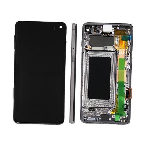 [SGS105DSC] Samsung GALAXY S10 5G Lcd + Touchscreen + Altoparlante + Tasti Laterali + Vibrazione Nero (ECOSTORE)