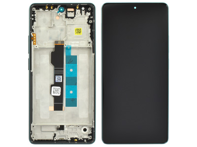 [XRN13PDSGC] Xiaomi REDMI NOTE 13 PRO 4G LCD + Touch screen + Frame + Tasti Laterali Forest Green (ECOSTORE)