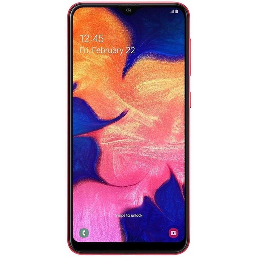 [SAMGALA1032RSS33] Samsung Galaxy A10 (32 GB) Rosso - Grado Estetico: Buono - Batteria Standard