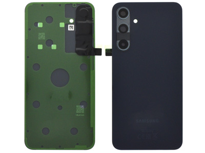 [SGA355CBO] Samsung GALAXY A35 5G Cover Batteria + Vetrino Camera + Adesivi Awesome Navy