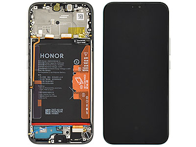 [HN400LDSO] Honor 400 LITE 5G Lcd + Touch Screen + Frame + Tasti Laterali Velvet Grey