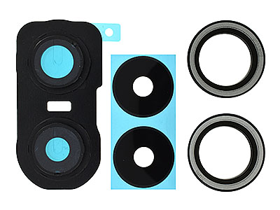 [XRN134CCC] Xiaomi REDMI NOTE 13 4G Cover Camera + Vetrino + Adesivi Midnight Black