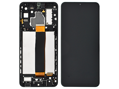 [SG0A32DSON] Samsung Galaxy A32 5G Service Pack LCD + Touchscreen + Frame + Altoparlante - Nero GH82 - 25122A