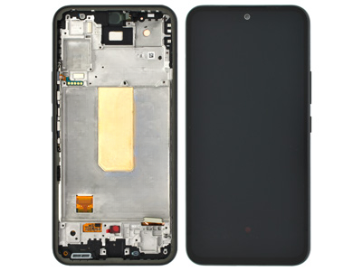 [SGA545DSOG] Samsung Galaxy A54 5G Service Pack LCD + Touchscreen + Frame + Tasti Laterali - Awesome Graphite GH82 - 31232A